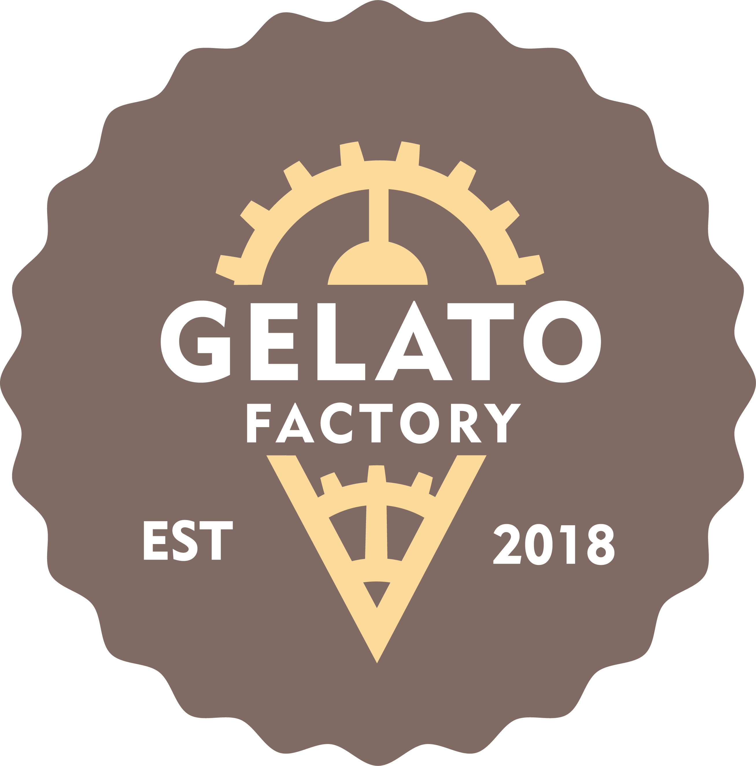 GELATO FACTORY EST 2018 mark