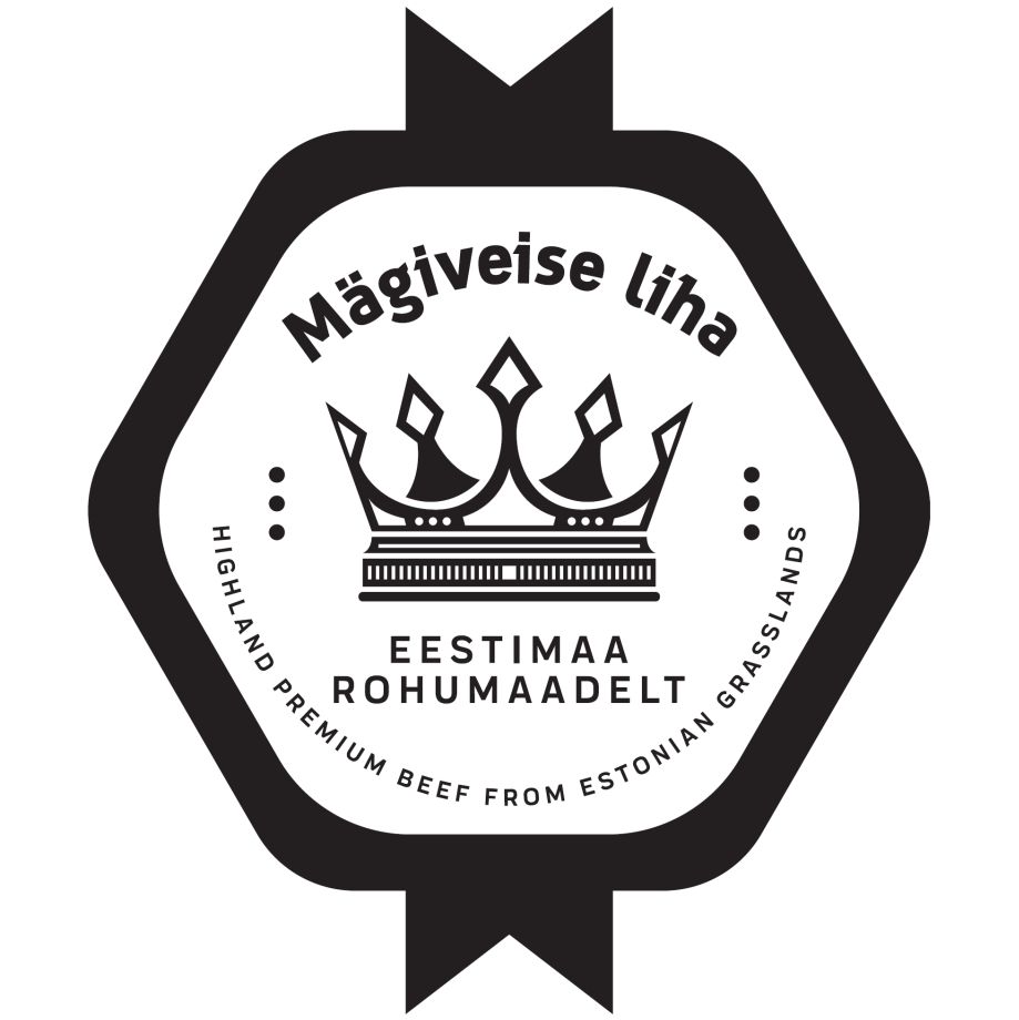 Mägiveise liha EESTIMAA ROHUMAADELT HIGHLAND PREMIUM BEEF FROM ESTONIAN GRASSLANDS mark