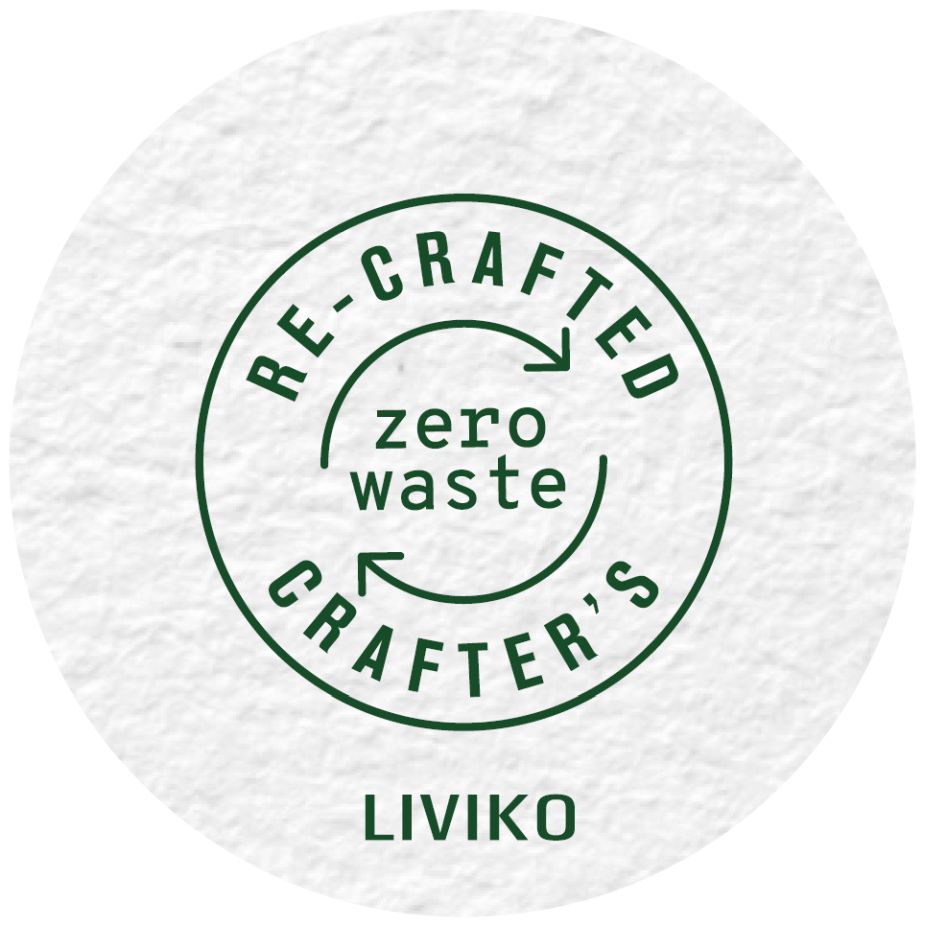 RE-CRAFTED CRAFTER'S zero waste LIVIKO mark
