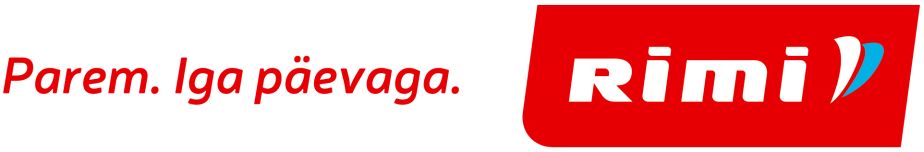 Parem. Iga päevaga. RIMI mark