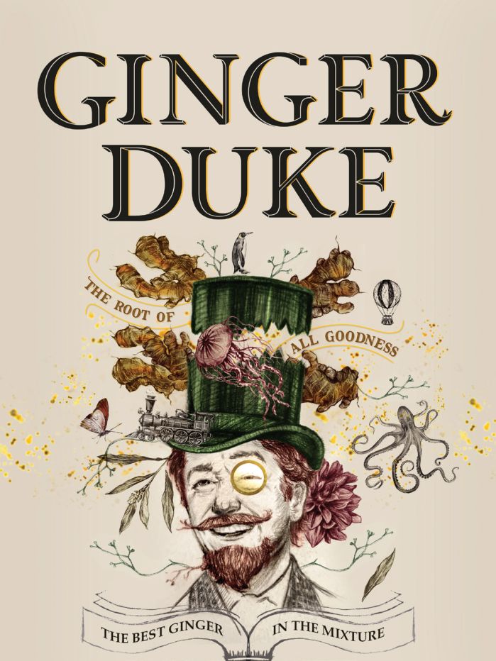 GINGER DUKE THE ROOT OF ALL GOODNESS THE BEST GINGER IN THE MIXTURE mark