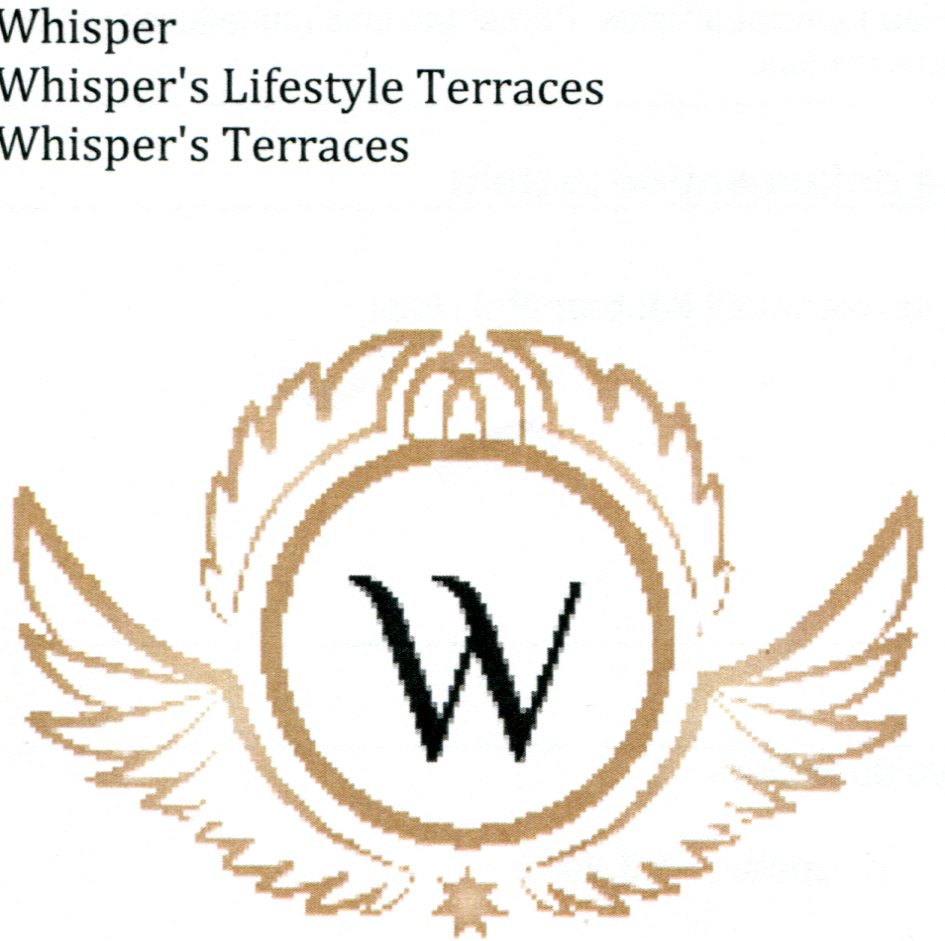 Whisper Whisper's Lifestyle Terraces Whisper's Terraces mark