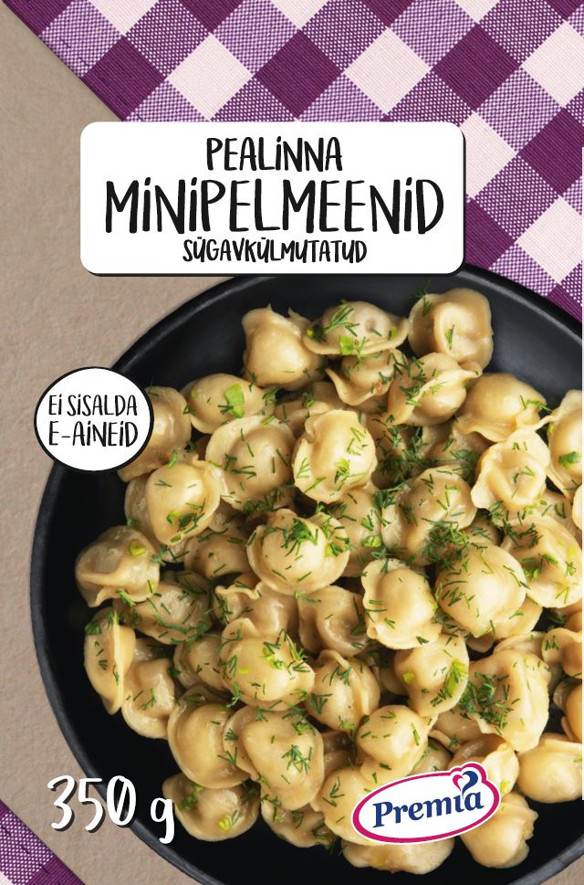 PEALINNA MINIPELMEENID SÜGAVKÜLMUTATUD EI SISALDA E-AINEID Premia 350 g mark