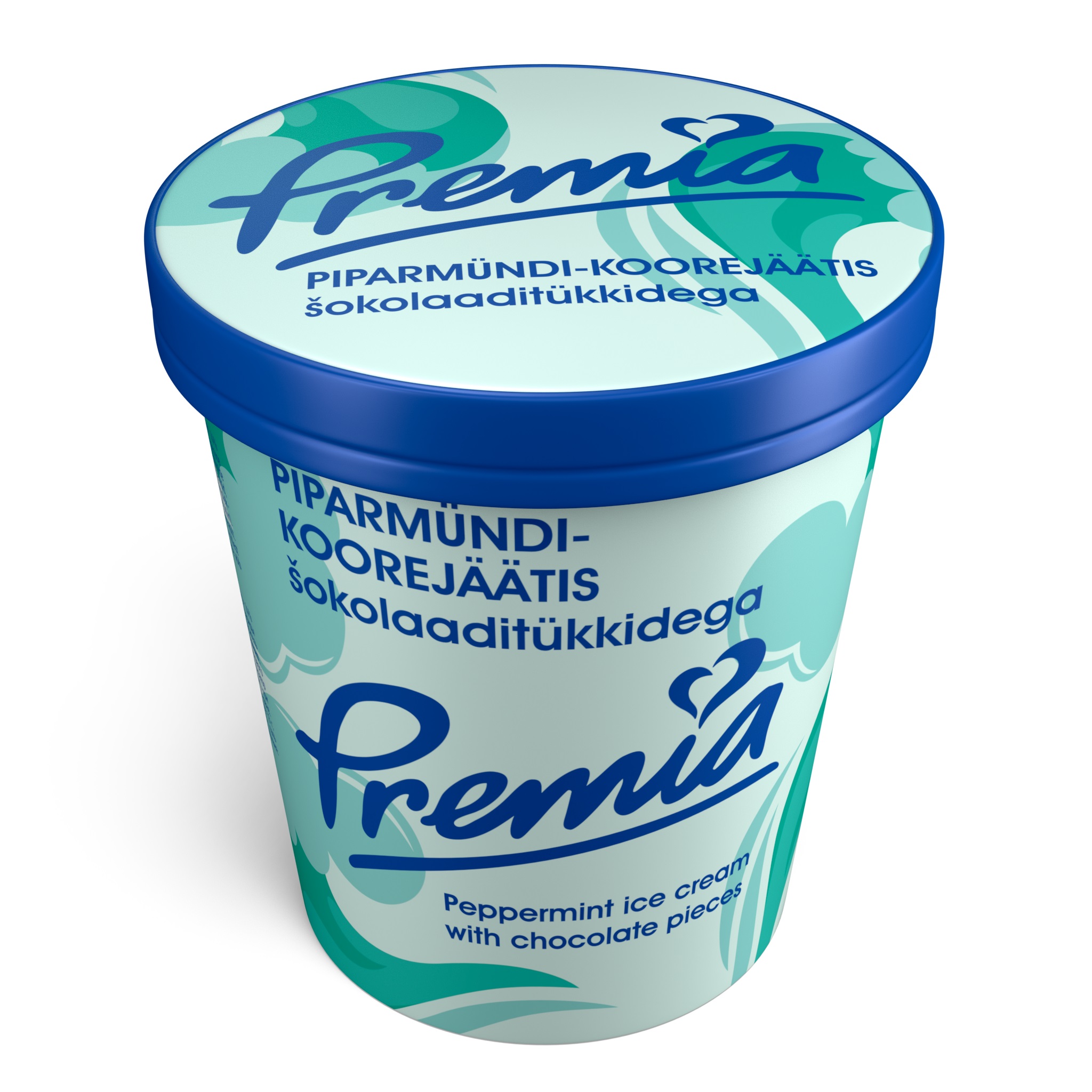 Premia PIPARMÜNDI-KOOREJÄÄTIS šokolaaditükkidega Peppermint ice cream with chocolate pieces mark