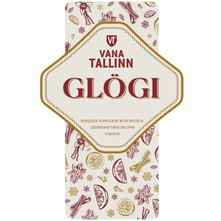 VT VANA TALLINN GLÖGI UNIQUELI FLAVOURED WITH SPICES & LEGENDARY VANA TALLINN LIQUEUR mark