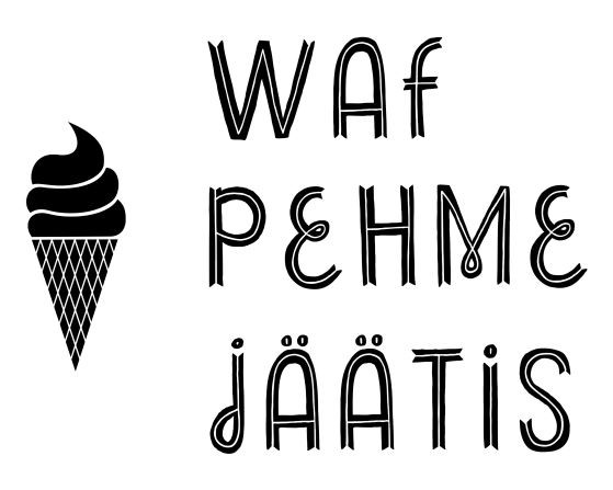 WAF PEHME JÄÄTIS mark