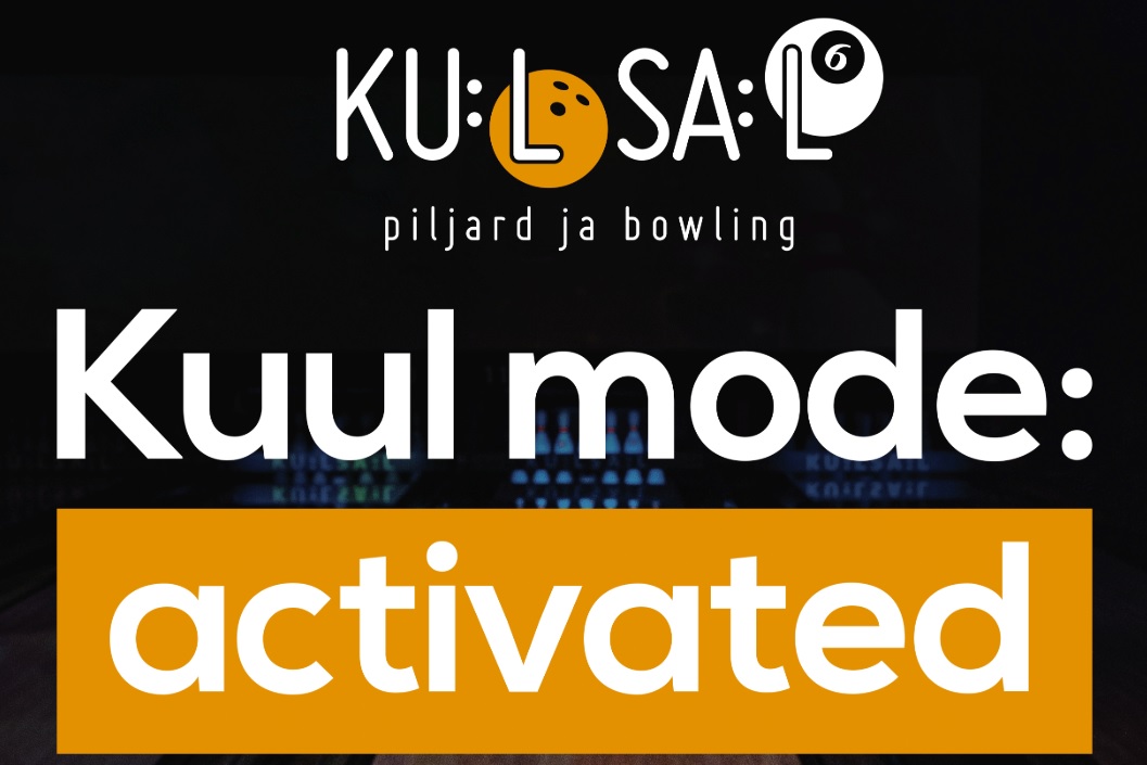 KU:L SA:L 6 piljard ja bowling Kuul mode: activated mark