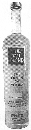 THE TALL BLOND THE QUEEN OF VODKA mark