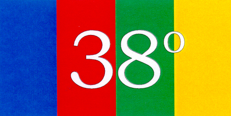 38° mark