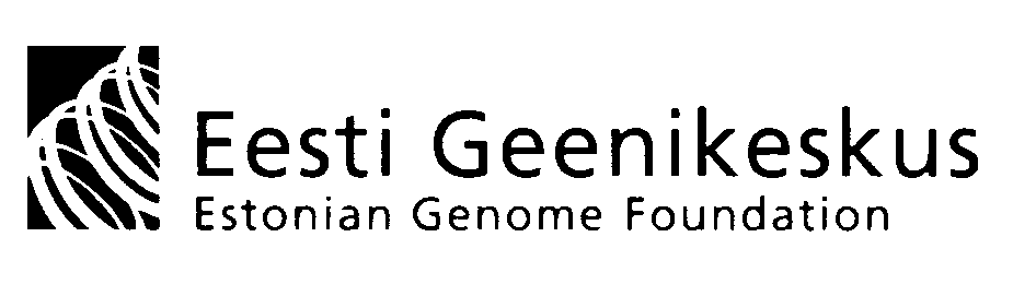 Eesti Geenikeskus Estonian Genome Foundation mark