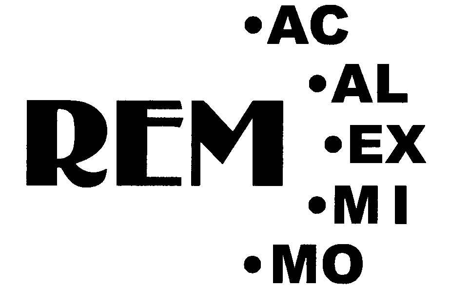 REM .AC .AL .EX .MI .MO mark