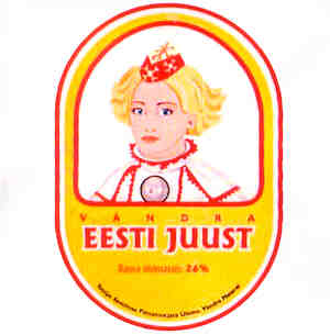 VÄNDRA EESTI JUUST mark