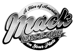 mack BAR-B-QUE A Slice of America on Your Plate mark