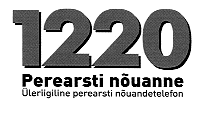 1220 Perearsti nõuanne Üleriigiline perearsti nõuandetelefon mark
