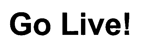 Go Live! mark