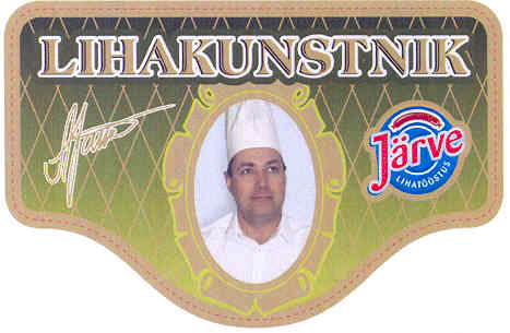 LIHAKUNSTNIK Järve LIHATÖÖSTUS mark