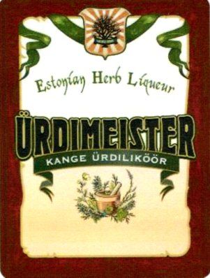 Estonian Herb Liqueur ÜRDIMEISTER KANGE ÜRDILIKÖÖR mark