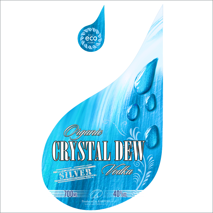 eco Organic CRYSTAL DEW SILVER Vodka mark