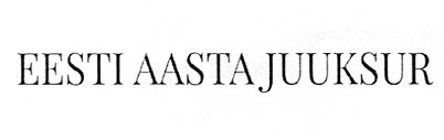 EESTI AASTA JUUKSUR mark