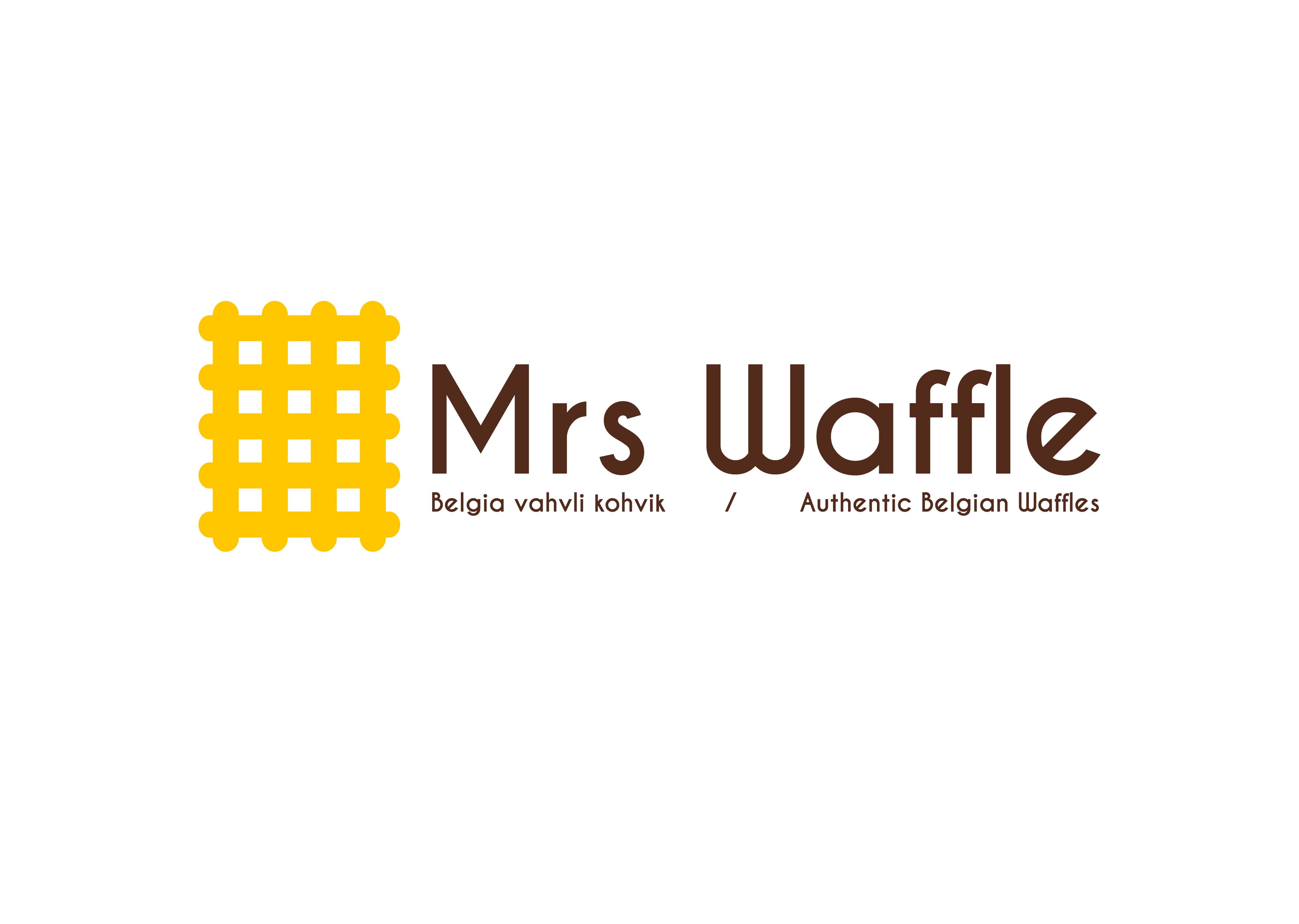 Mrs Waffle Belgia vahvli kohvik / Authentic Belgian Waffles mark