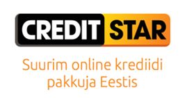 CREDIT STAR Suurim online krediidi pakkuja Eestis mark