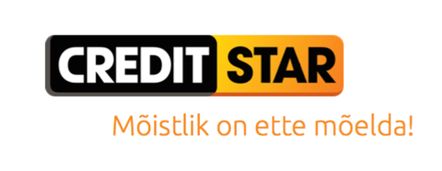 CREDIT STAR Mõistlik on ette mõelda! mark