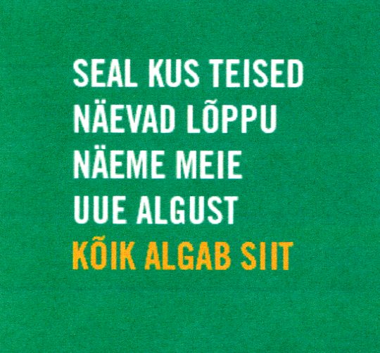 SEAL KUS TEISED NÄEVAD LÕPPU NÄEME MEIE UUE ALGUST KÕIK ALGAB SIIT mark