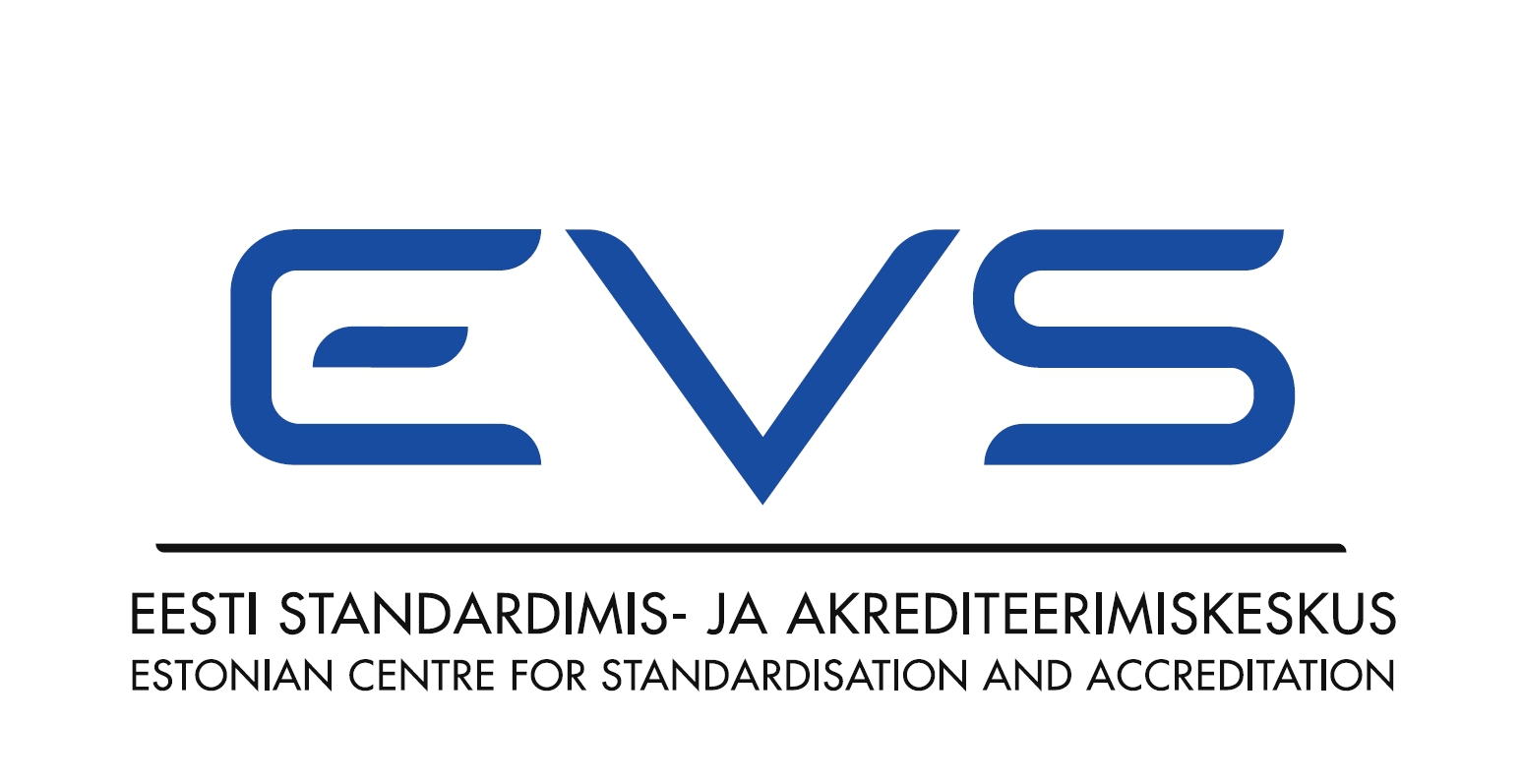 EVS EESTI STANDARDIMIS- JA AKREDITEERIMISKESKUS ESTONIAN CENTRE FOR STANDARDISATION AND ACCREDITATION mark